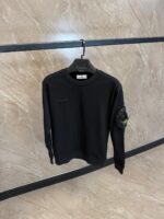 Stone Island Sweater Black Pocket