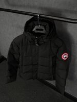 Canada Goose Wyndham Black, Rode Logo High Quality - Afbeelding 3