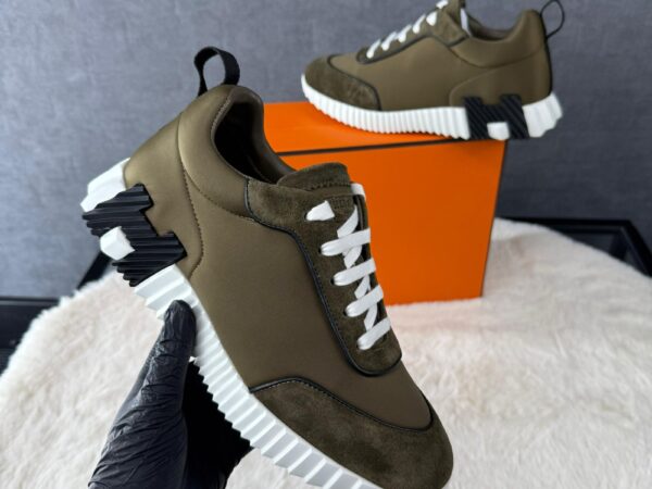 Hermes Bouncing Sneakers Khaki