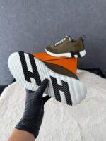 Hermes Bouncing Sneakers Khaki - Afbeelding 4