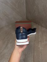 Loro Piana Weekend Walk Sneakers Blue Leather - Afbeelding 5