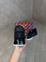 Louis Vuitton Black  / White / Grey Sneakers - Afbeelding 4