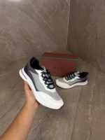 Loro Piana Weekend Walk Sneakers White Grey
