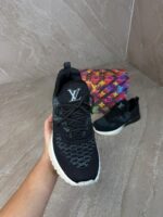 Louis Vuitton Black  / White / Grey Sneakers - Afbeelding 6