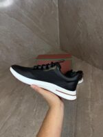 Loro Piana Weekend Walk Sneakers Black Leather - Afbeelding 4