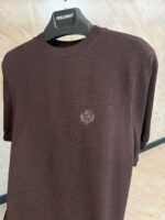 Loro Piana Cotton T-Shirt Dark Brown - Afbeelding 2