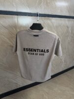 Essentials Fear Of  God T-Shirt  Red Flower Grey - Afbeelding 2