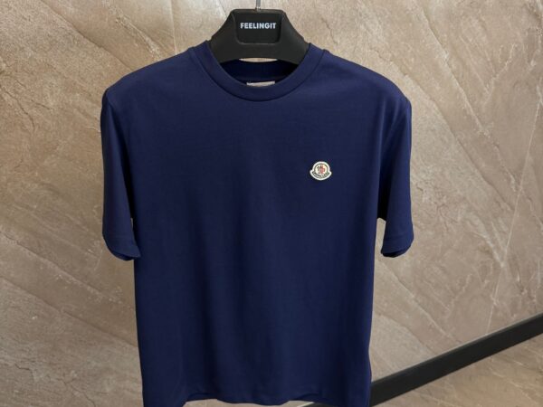 Moncler Basic T-Shirt Navy Blue