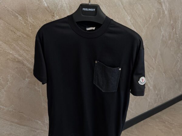 Moncler Pocket T-Shirt Black