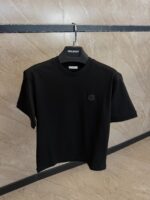 Moncler Black Logo T-Shirt Black