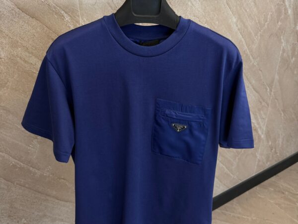 Prada Pocket T-Shirt Navy Blue