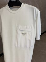 Prada Pocket T-Shirt White - Afbeelding 2