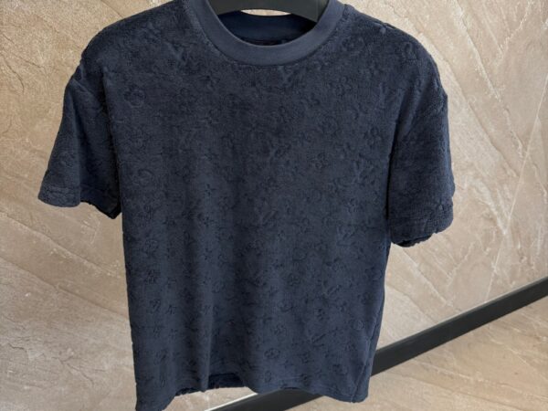 Louis Vuitton Bad Stof T-Shirt Navy Blue
