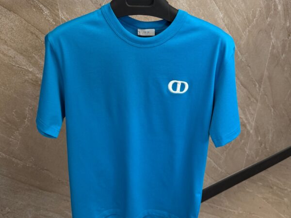 Dior CD Logo T-Shirt Blue