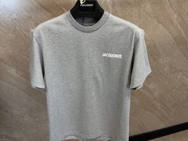 Jacquemus Basic Logo T-Shirt Grey
