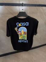 Casablanca Sport T-Shirt Black - Afbeelding 2