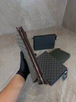 Gucci Beige Trim Medium Pouch - Afbeelding 2