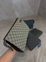 Gucci Beige Trim Medium Pouch - Afbeelding 3