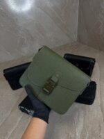Dior Saddle Messenger Bag Green
