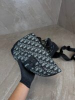 Dior Saddle Bag Grey-Black