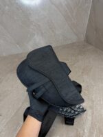 Dior Saddle Bag Leather Black