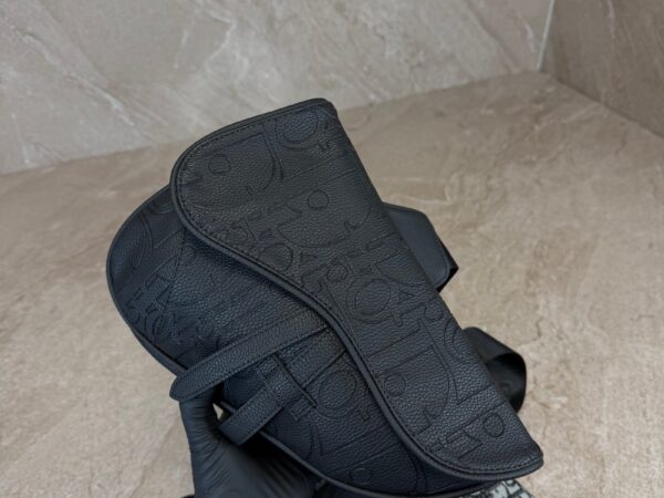 Dior Saddle Bag Leather Black