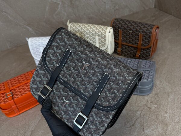 Goyard Belvedere PM Big Messenger Bag Black