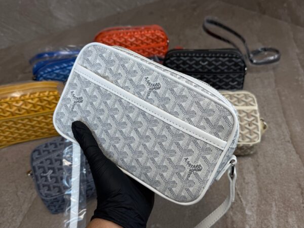 Goyard Cap Vert PM Bag White