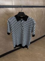 Dior Oblique Polo Shirt Black