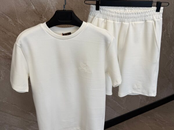 Loro Piana Basic Logo Summer Set White