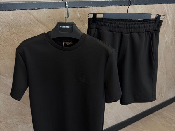 Loro Piana Basic Logo Summer Set Black