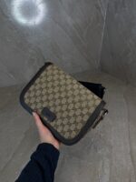 Gucci Messenger Crossbody Bag Beige