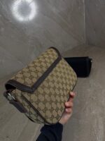 Gucci Messenger Crossbody Bag Beige - Afbeelding 3