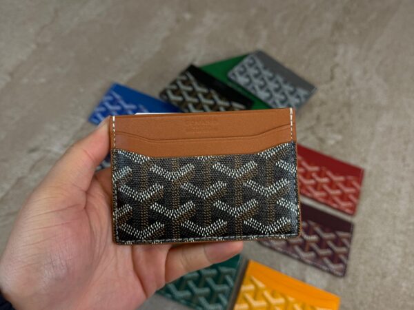 Goyard Saint Sulpice Card Holder Tan