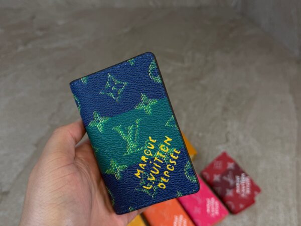 Louis Vuitton Pocket Organiser Monogram Heritage Green