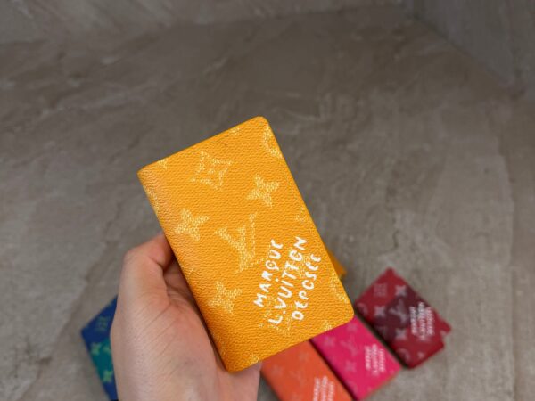 Louis Vuitton Yellow Monogram Heritage Pocket Organizer