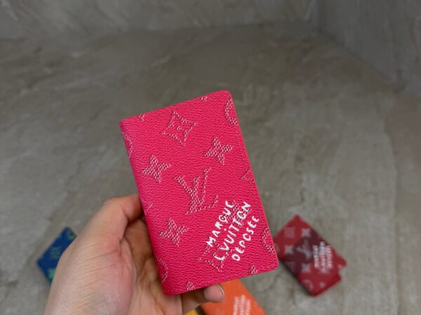 Louis Vuitton Pink Monogram Heritage Pocket Organizer