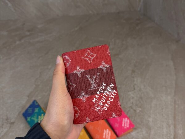 Louis Vuitton Red Monogram Heritage Pocket Organizer