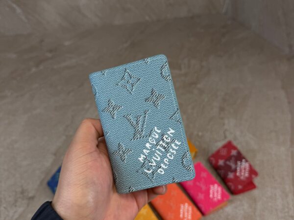 Louis Vuitton Blue Monogram Heritage Pocket Organizer