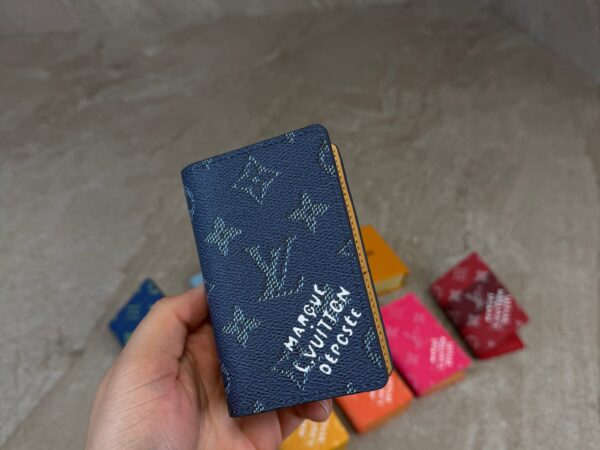 Louis Vuitton Ocean Blue Monogram Heritage Pocket Organizer