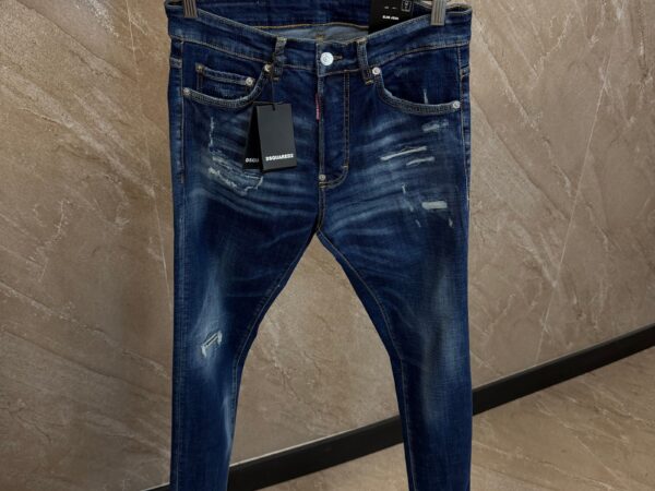 Dsquared2 Blue Jeans, Light Brown Label