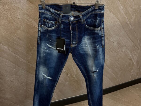 Dsquared2 Blue Jeans, Green-White Label