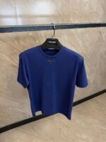 Prada Center Logo T-Shirt Navy