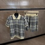 Burrbery Print Summer Set Beige