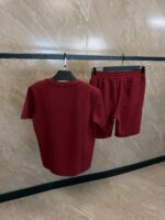 Loro Piana Basic Logo Summer Set Bordeaux - Afbeelding 2