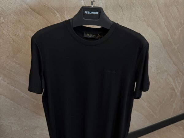 Loro Piana Cotton T-Shirt Black