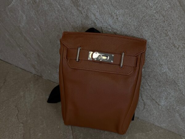 Hermes Togo Hac a Dos PM Backpack Brown Leather