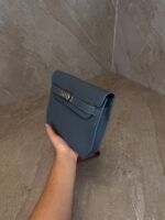 Hermes Kelly depeches 25 pouch Blue - Afbeelding 2