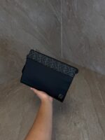 Fendi FF Squared Clutch Bag Black