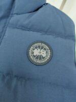 Canada Goose Bodywarmer Blue Black Logo High Quality, Ganzendons vulling - Afbeelding 3